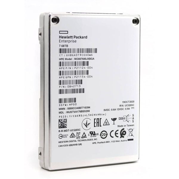 HP Ultrastar DC SS540 WUSTVA176BSS200 0B42398 7.68TB SAS 12Gb/s 2.5in Solid State Drive (WUSTVA176BSS200)