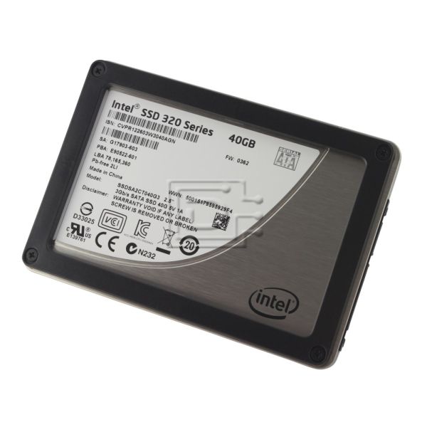 Intel 320 Series SSDSA2CT040G3 40GB SATA 3Gb/s 2.5 Solid State Drive (SSDSA2CT040G3)
