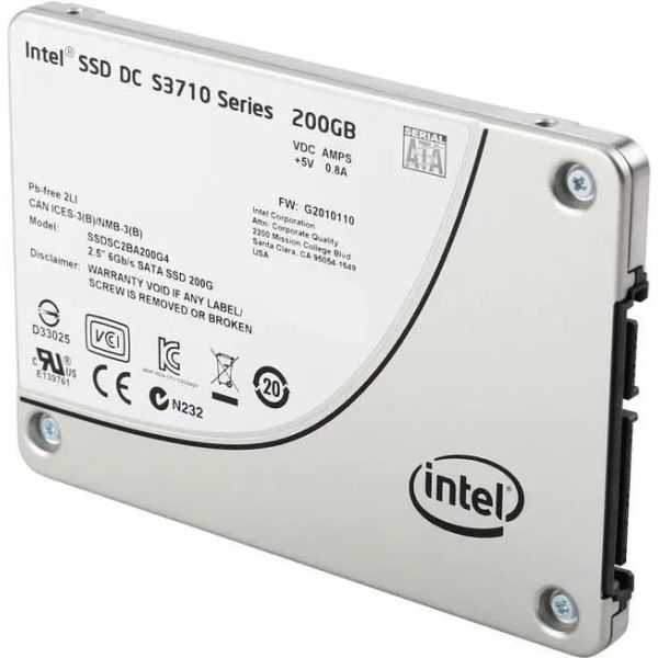 Intel DC S3710 SSDSC2BA200G401 200GB SATA 6Gb/s 2.5 Solid State Drive (SSDSC2BA200G401)
