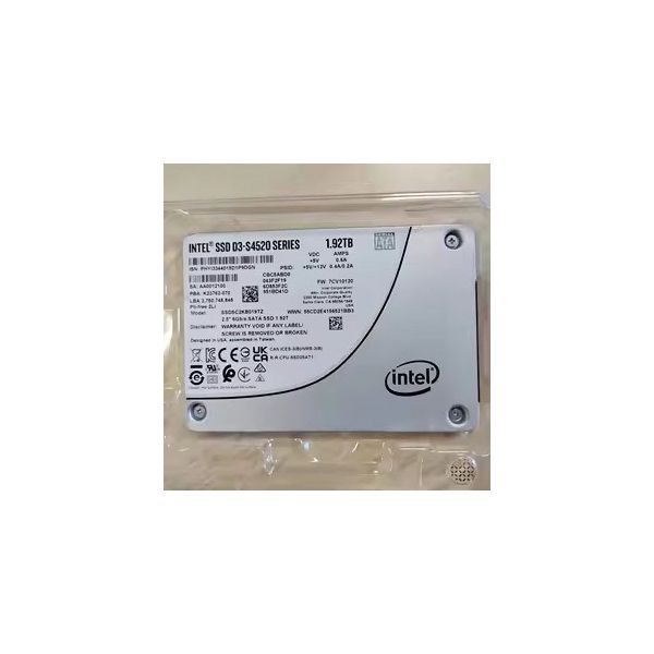 Intel D3-S4520 SSDSC2KB019TZ01 1.92TB SATA 6Gb/s 3D TLC 1DWPD 2.5in Enterprise Solid State Drive (SSDSC2KB019TZ01)