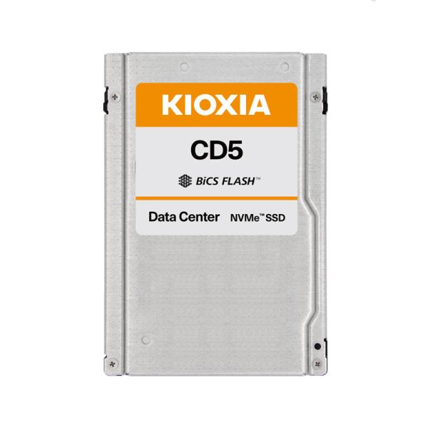 Kioxia CD5 KCD51LUG7T68 7.68TB PCIe Gen 3.0 x4 4GB/s 2.5 Solid State Drive (KCD51LUG7T68)