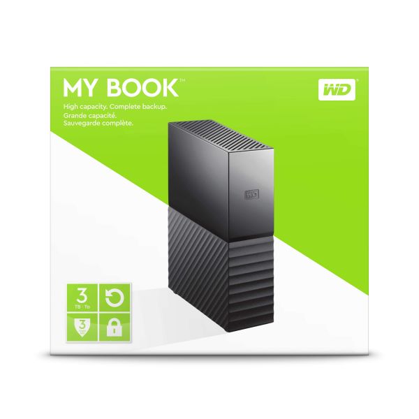 Western Digital My Book 3.5 Inch externe HDD 3TB (WDBBGB0030HBK-EESN)