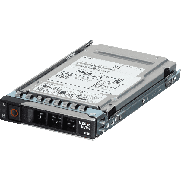Kioxia CD6-R KCD6XLUL3T84 3.84TB 1 DWPD PCIe Gen 4.0 x4 8GB/s 3D TLC U.2 NVMe 2.5in SSD (KCD6XLUL3T84)