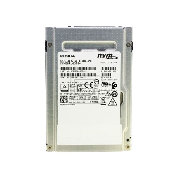 Kioxia CM5 3.84TB PCIe Gen 3.0 NVMe (KCM51RUG3T84)