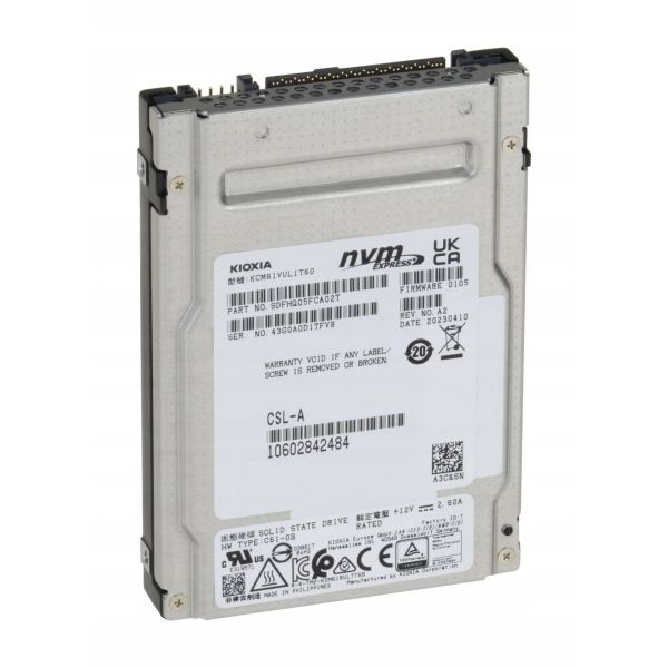 Kioxia CM6 1.6TB PCIe Gen 4.0 NVMe (KCM61VUL1T60)