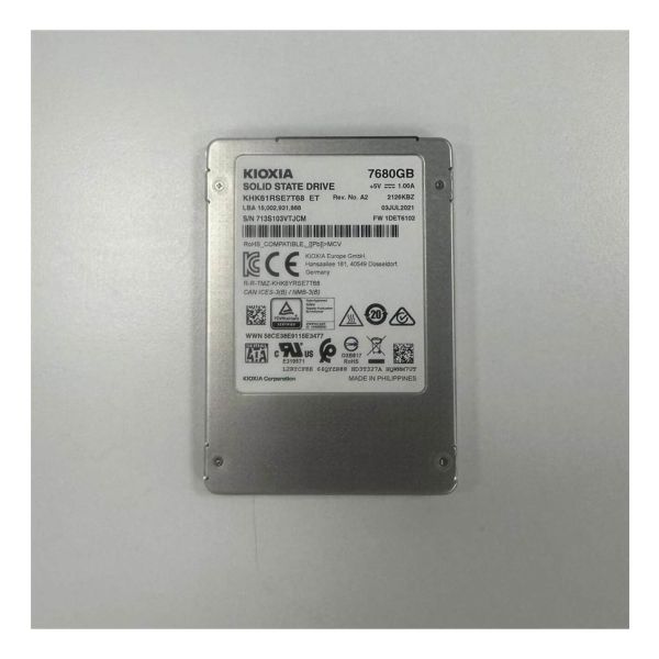 Kioxia HK6 7.68TB SATA 2.5 SSD Read Intensive (KHK61RSE7T68)
