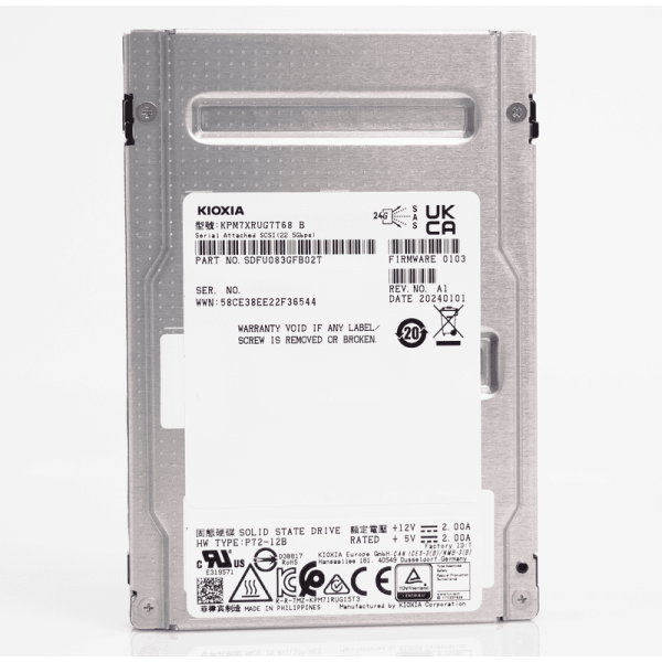 Kioxia PM7-R 7.68TB SAS Enterprise (KPM7XRUG7T68)