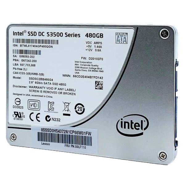 Intel SSD DC S3500 Series 480GB 2.5in SATA (SSDSC2BB480G4)