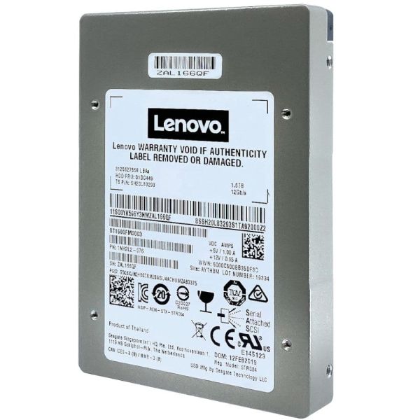 Lenovo 1200.2 ST1600FM0003 01DC449 1.6TB SAS 12Gb/s 2.5in Solid State Drive (ST1600FM0003)