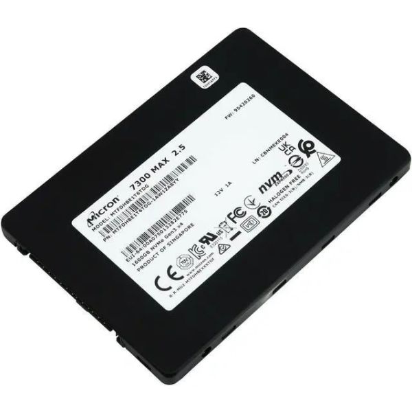 Micron 7300 MAX 1.6TB PCIe Gen 3.0 x4 NVMe U.2 (MTFDHBE1T6TDG)