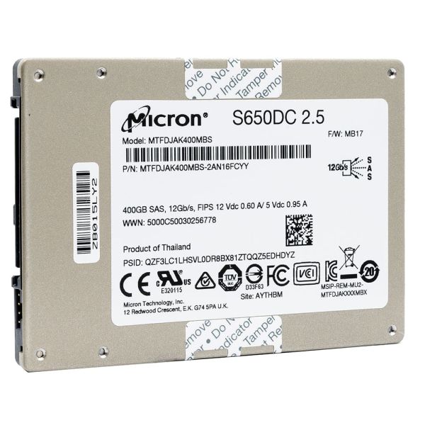 Micron S650DC 400GB SAS 12Gb/s 2.5 (MTFDJAK400MBS)