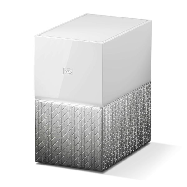 Western Digital My Cloud Home Duo persoonlijk cloud-opslagapparaat 8 TB Ethernet LAN Wit (WDBMUT0080JWT-EESN)