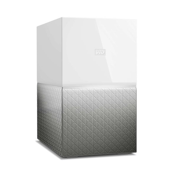Western Digital My Cloud Home Duo persoonlijk cloud-opslagapparaat 8 TB Ethernet LAN Wit (WDBMUT0080JWT-EESN)