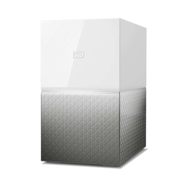 Western Digital My Cloud Home Duo persoonlijk cloud-opslagapparaat 8 TB Ethernet LAN Wit (WDBMUT0080JWT-EESN)