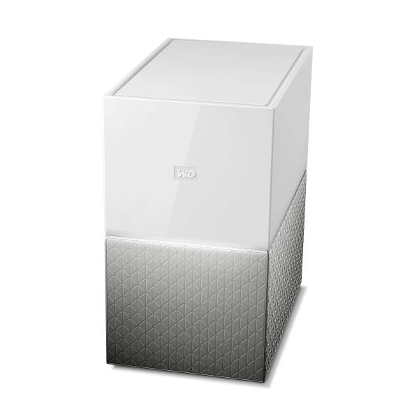 Western Digital My Cloud Home Duo persoonlijk cloud-opslagapparaat 8 TB Ethernet LAN Wit (WDBMUT0080JWT-EESN)