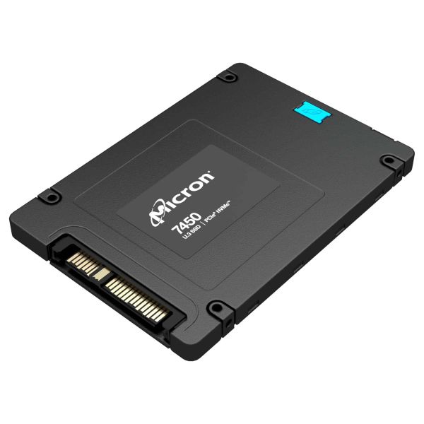 Micron 7450 PRO MTFDKCB1T9TFR 1.92TB 1 DWPD PCIe Gen 4.0 x4 8GB/s 3D TLC U.3 NVMe 2.5in Solid State Drive (MTFDKCB1T9TFR)