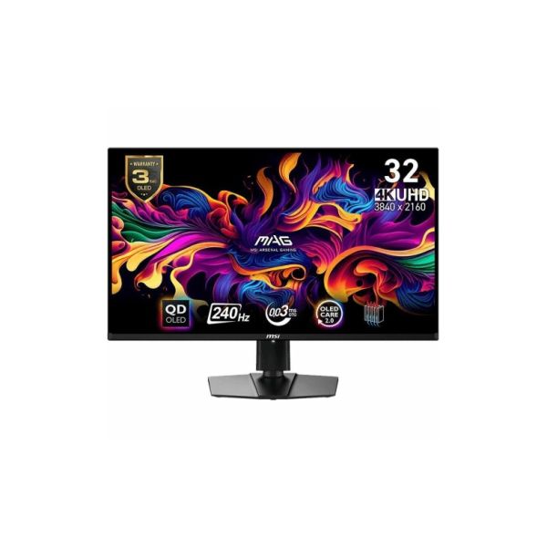 MSI MAG 321UPDE X24 - OLED-Monitor - Gaming - 81.3 cm (32) (31.5 sichtbar) - 3840 x 2160 UHD @ 240 Hz - Tandem OLED - 1300 cd/m² (MAG321UPDEQD-OLEDX24)