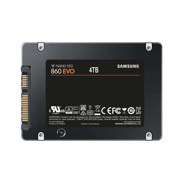 Samsung 860 EVO MZ7LH4T0HMLT 4TB SATA 6Gb/s 2.5 Solid State Drive (MZ7LH4T0HMLT-MZ7LH4T0HMLT)