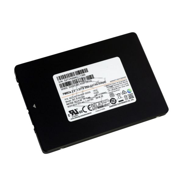 Samsung PM863 MZ-7LM1T9Z 1.92TB SATA 6Gb/s 2.5 Solid State Drive (MZ7LM1T9HCJM-MZ7LM1T9Z)