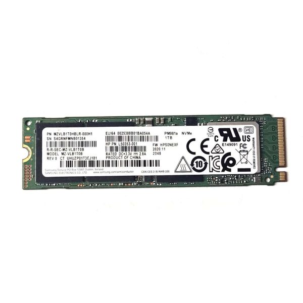 Samsung 970 EVO Plus MZVLB1T0HBLR 1TB 600 TBW PCIe Gen 3.0 x4 4GB/s 3D TLC NVMe M.2 2280 SSD (MZVLB1T0HBLR)