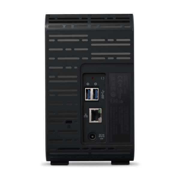 Western Digital My Cloud EX2 Ultra 3.5 Inch 2 bay My Cloud EX2 Ultra NAS, 0TB, Zwart (WDBVBZ0000NCH-EESN)
