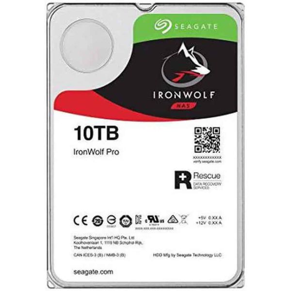 Seagate IronWolf ST10000NE0008 10TB 7.2K RPM SATA 6Gb/s 512e 3.5in Hard Drive (ST10000NE0008)
