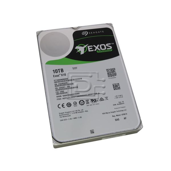 Seagate Exos X10 10TB 7.2K RPM SAS 512e Hard Drive (ST10000NM0096)