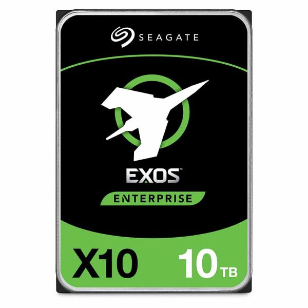 Seagate Exos X10 ST10000NM0166 10TB 7.2K RPM SATA 6Gb/s 4Kn 256MB 3.5 SED Hard Drive (ST10000NM0166)