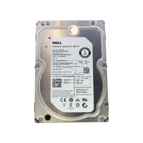 Seagate Dell / Seagate Enterprise Capacity ST1000NM0005 1TB 7.2K RPM SAS 12Gb/s 512n 3.5in Hard Drive (ST1000NM0005)