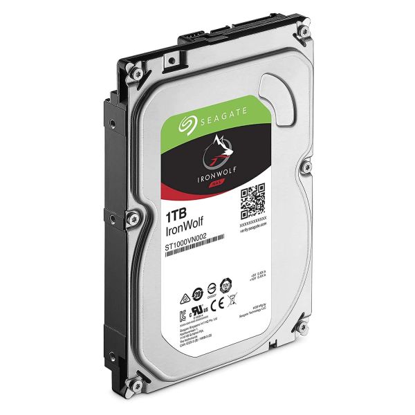 Seagate IronWolf ST1000VN002 1TB 5.9K RPM SATA 6Gb/s 512n 3.5in Hard Drive (ST1000VN002)