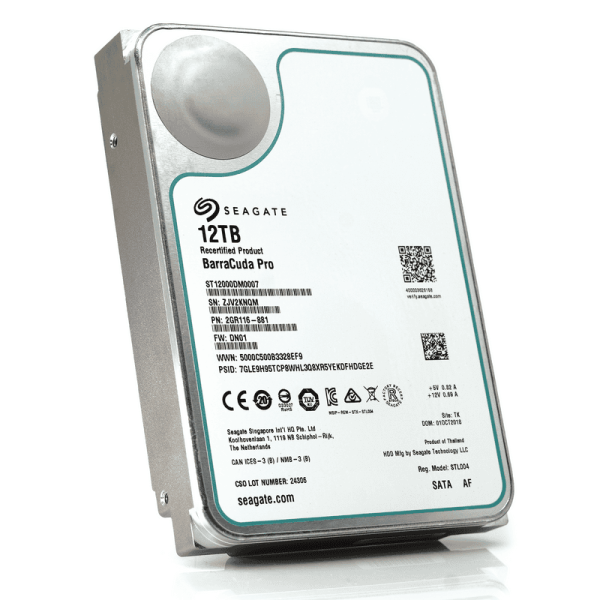 Seagate Barracuda Pro ST12000DM0007 12TB 7.2K RPM SATA 6Gb/s 256MB 3.5 Hard Drive (ST12000DM0007)
