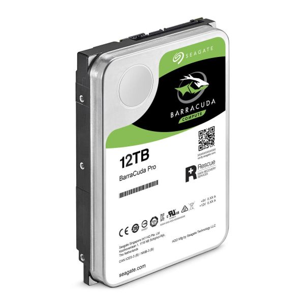 Seagate BarraCuda Pro ST12000DM001 12TB 7.2K RPM SATA 6Gb/s 512e 3.5in Hard Drive (ST12000DM001)