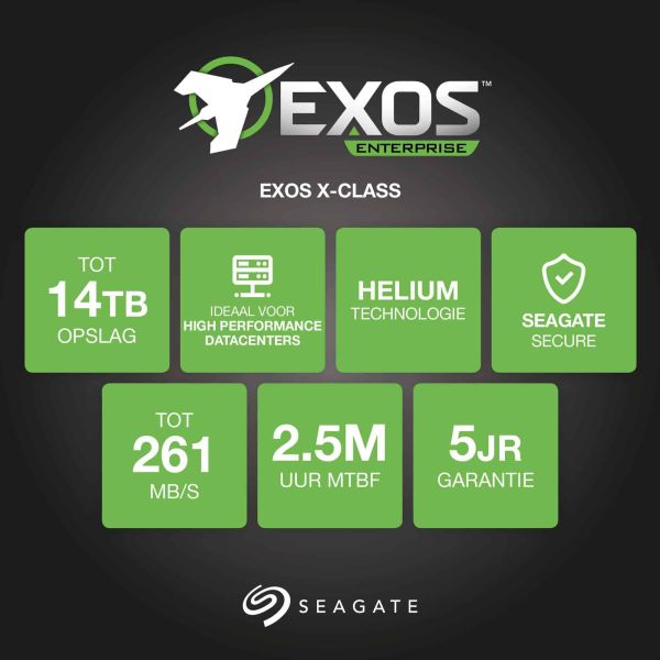 Seagate Enterprise ST12000NM0007 interne harde schijf 12 TB 7200 RPM 256 MB 3.5" SATA III (ST12000NM0007) Seagate Enterprise ST12000NM0007 interne harde schijf 12 TB 7200 RPM 256 MB 3.5" SATA III (ST12000NM0007)