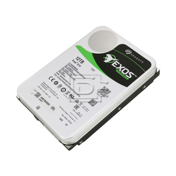 Seagate Exos X14 ST12000NM0038 12TB 7.2K RPM SAS 12Gb/s 512e/4Kn 256MB 3.5 FastFormat Hard Drive (ST12000NM0038)