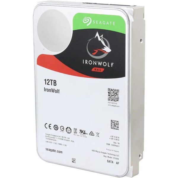 Seagate IronWolf ST12000VN0007 12TB 7.2K RPM SATA 6Gb/s 256MB 3.5 NAS Hard Drive (ST12000VN0007)