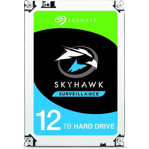 Seagate SkyHawk 12TB 7.2K RPM SATA 3.5" Surveillance Hard Drive (ST12000VX0008)
