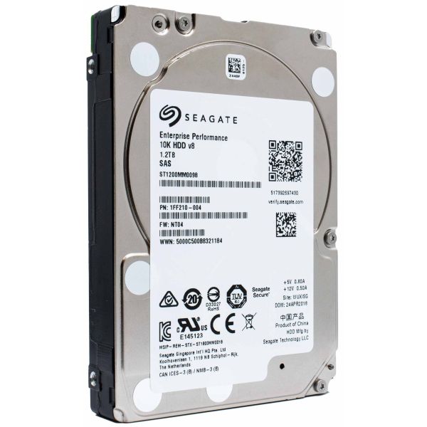 Seagate Enterprise Performance 1.2TB 10K RPM SAS Hard Drive (ST1200MM0098)