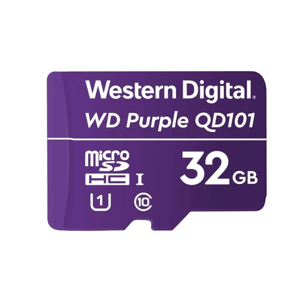 Western Digital WD Purple SC QD101 32 GB MicroSDHC Klasse 10 (WDD032G1P0C)