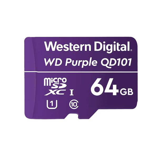 Western Digital WD Purple SC QD101 64 GB MicroSDXC Klasse 10 (WDD064G1P0C)