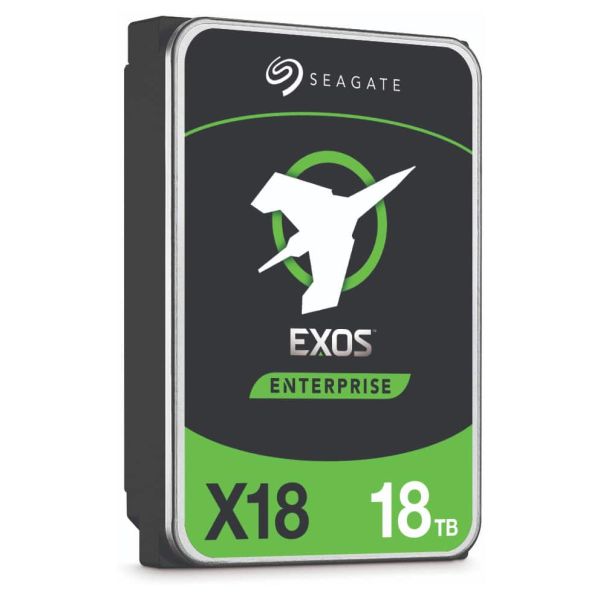 Seagate Exos X18 interne harde schijf 18 TB 7200 RPM 256 MB 3.5" SAS (ST18000NM005J)