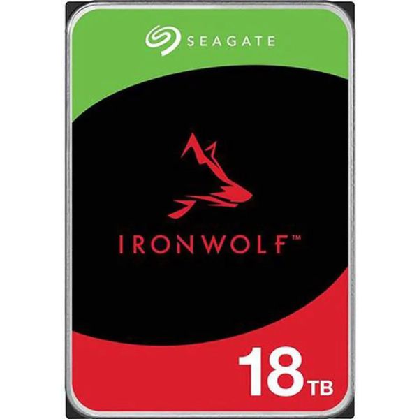 Seagate IronWolf ST18000VN000 18TB 7.2K RPM SATA 6Gb/s 512e CMR NAS 3.5in Hard Drive (ST18000VN000)