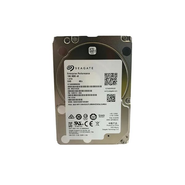 Seagate Enterprise Performance 1.8TB 10K RPM SAS 12Gb/s Hard Drive (ST1800MM0038)