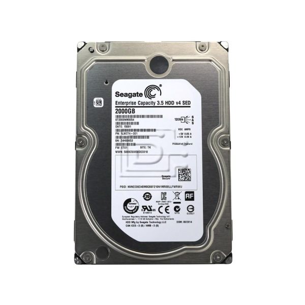 Seagate Enterprise Capacity v.4 ST2000NM0054 2TB 7.2K RPM SAS 12Gb/s 3.5 Hard Drive (ST2000NM0054)