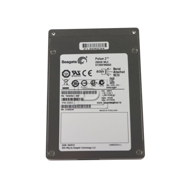 Seagate Pulsar.2 ST200FM0002 200GB SAS 6Gb/s 2.5 Solid State Drive (ST200FM0002)