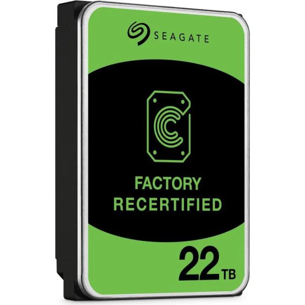 Seagate Exos ST22000NM000C 22TB 7.2K RPM SATA 6Gb/s 3.5in Hard Drive (ST22000NM000C)