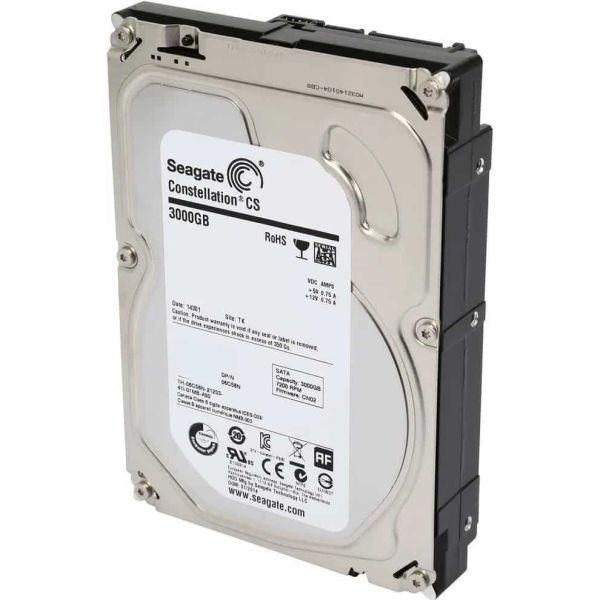 Seagate Constellation CS 3TB 7.2K RPM SATA Hard Drive (ST3000NC002)