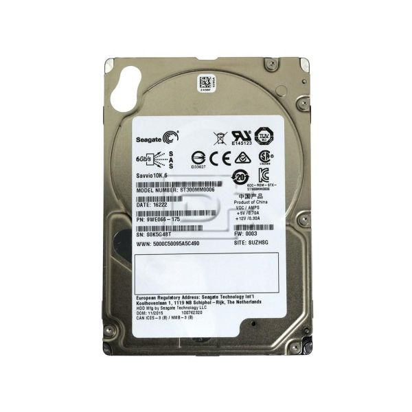 Seagate Savvio 10K.6 300GB SAS Hard Drive (ST300MM0006)