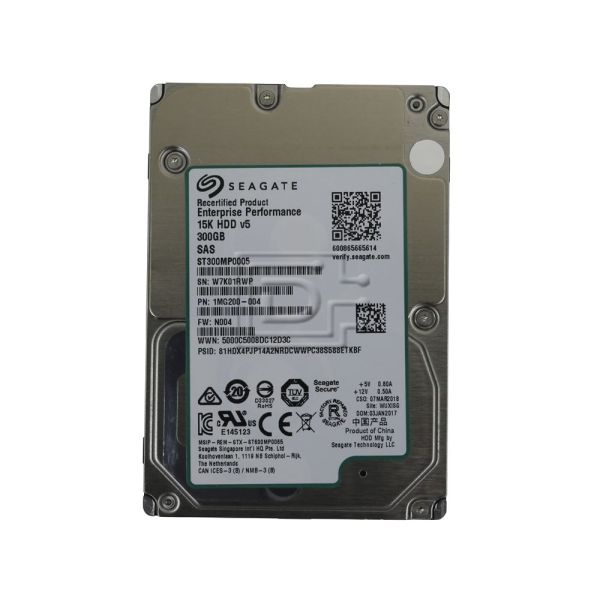 Seagate Enterprise Performance ST300MP0005 300GB 15K RPM SAS 12Gb/s 128MB 2.5 Hard Drive (ST300MP0005)
