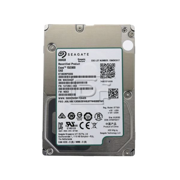 Seagate Exos 15E900 300GB 15K RPM SAS 12Gb/s Hard Drive (ST300MP0006)