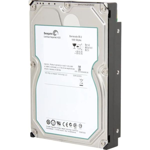 Seagate Barracuda ES.2 1TB 7.2K RPM SAS 3Gb/s 16MB 3.5" Hard Drive (ST31000640SS)